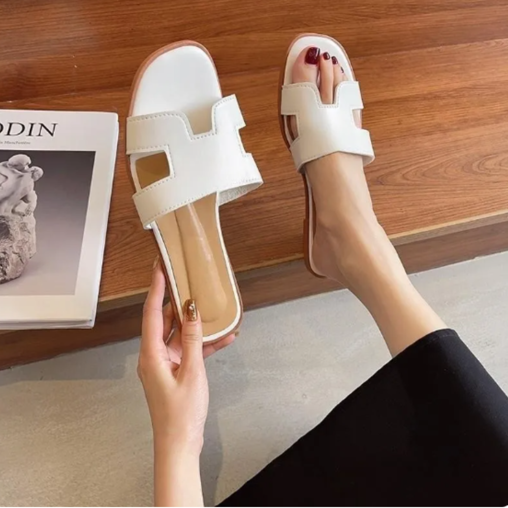 Rasteirinha Feminina Branca