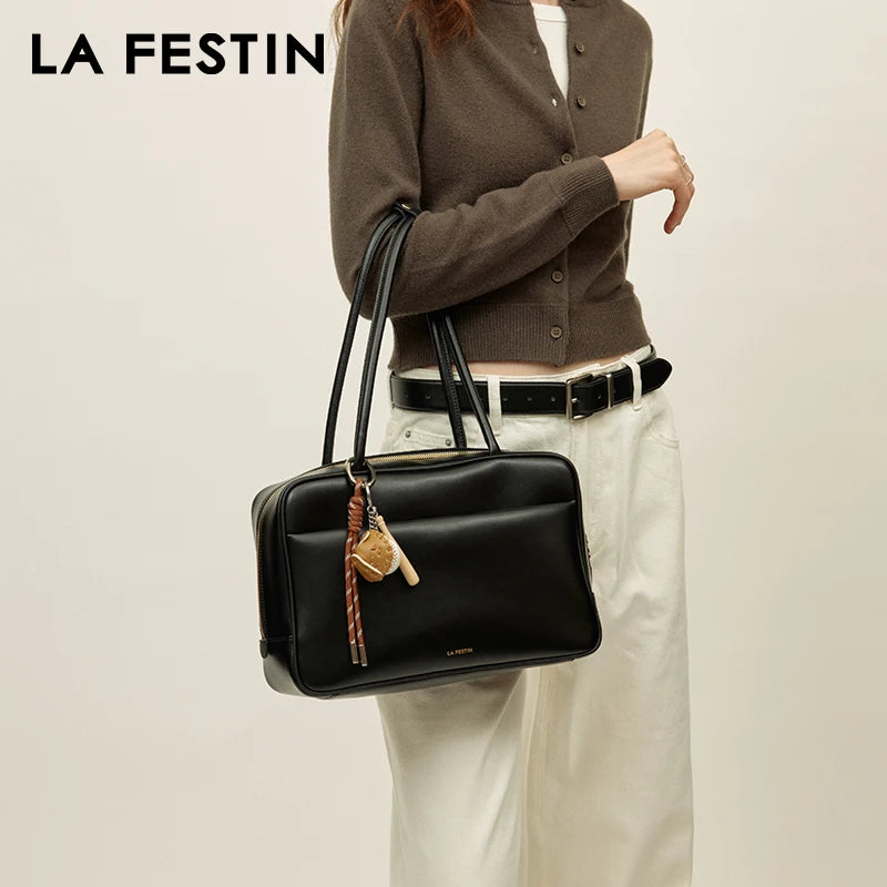 LA FESTIN New Tote Bag for Women Fashion Shoulder Crossbody Bag Large Capacity Bag Luxury Brand Bag Leather Bag Handbag