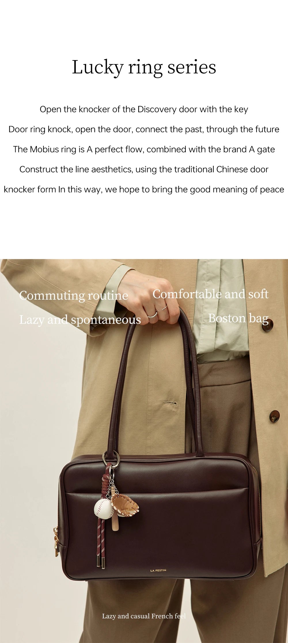 LA FESTIN New Tote Bag for Women Fashion Shoulder Crossbody Bag Large Capacity Bag Luxury Brand Bag Leather Bag Handbag