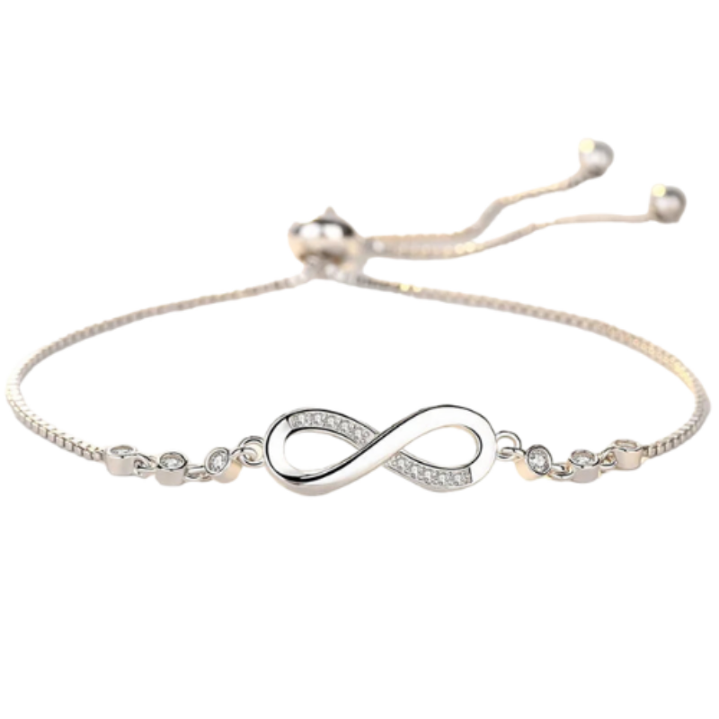 Pulseira Fina Minimalista Símbolo Infinito