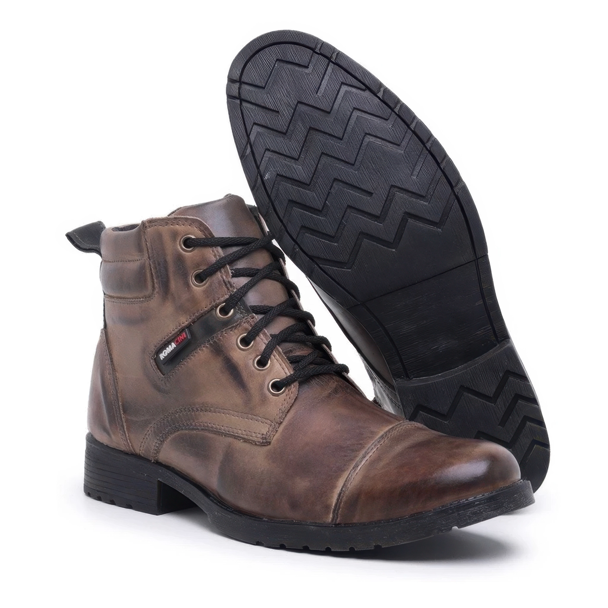 Bota Coturno em Couro Roma Premium - Imagem 6