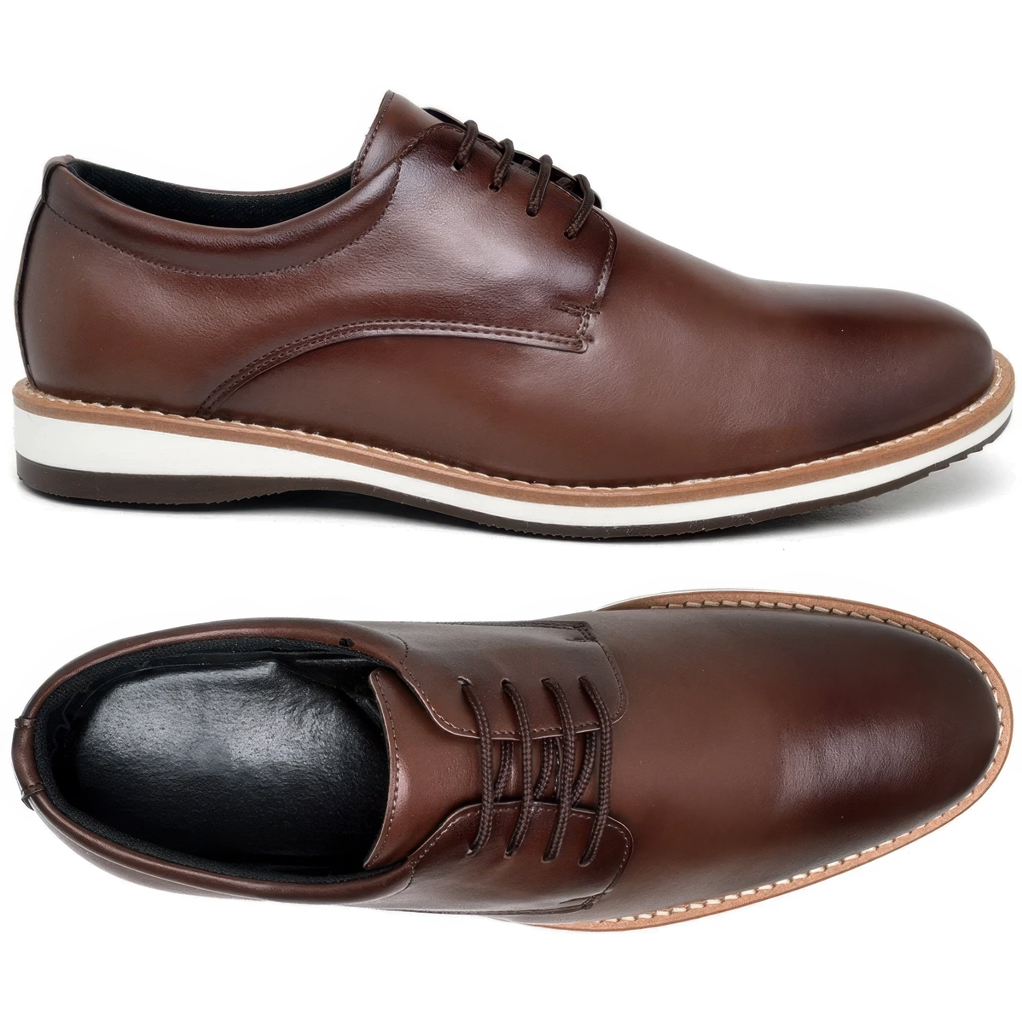 Sapato Casual Style Derby Premium - Imagem 8
