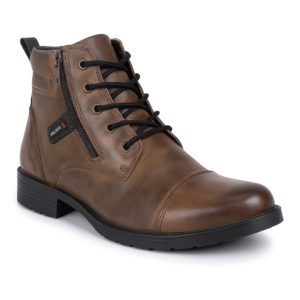 Bota Coturno em Couro Roma Premium